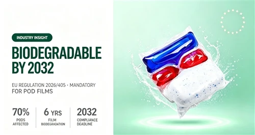 Un nouveau règlement européen exige des films biodégradables pour le nettoyag...